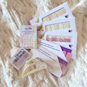 Seashell Secrets | Color Street Nail Polish Strip Bundle 💜🐚💅